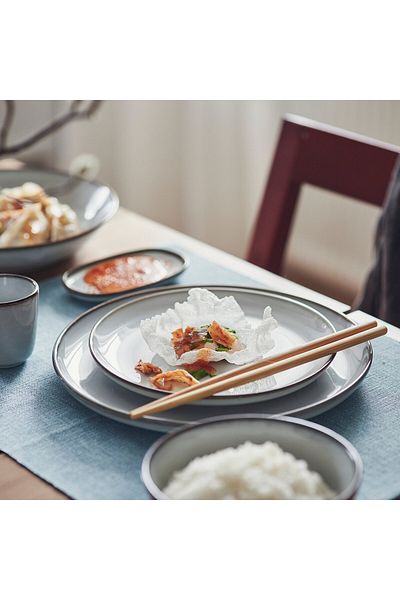 IKEA GLADELIG Side Plate, Gray, 20 cm