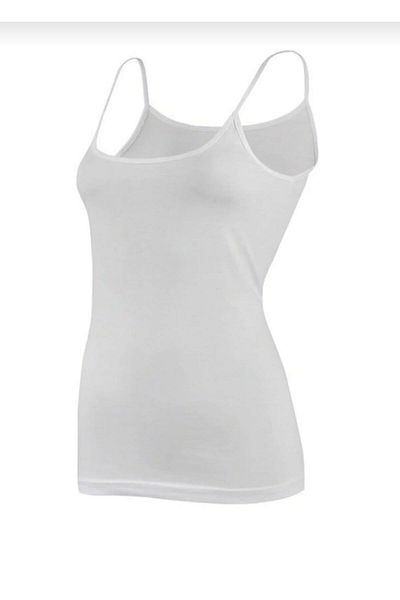 YILDIZ 2245 Women's Modal Super Thin Rope Strap Tank Top 10 Pieces