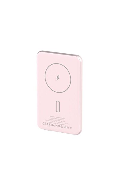 HYPHEN باور بانك مووا S5 سوبر سليم ماجسيف 5000 مللي أمبير/ساعة - وردي