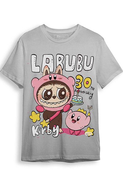 The Baski Cute Labubu Toy Printed 100% Cotton Premium T-Shirt