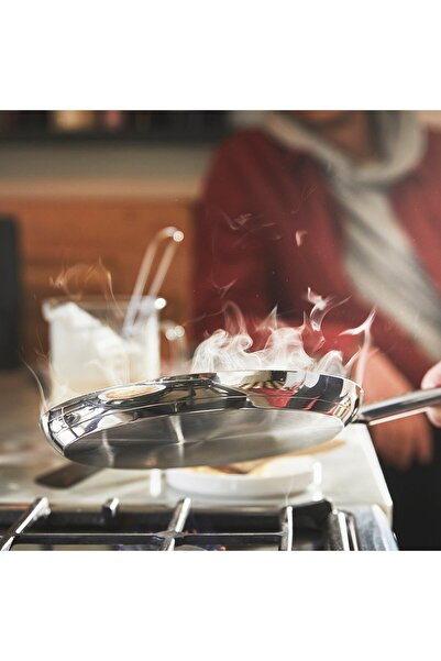 IKEA 365+ Crepe/Pancake Pan, Stainless Steel/Non-Stick, 24 cm