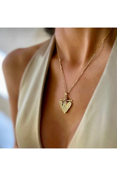 Ayşegülce Takılar Özel Tasarım Baguette Model Altın Kaplama Zirkon Taşlı Koly...