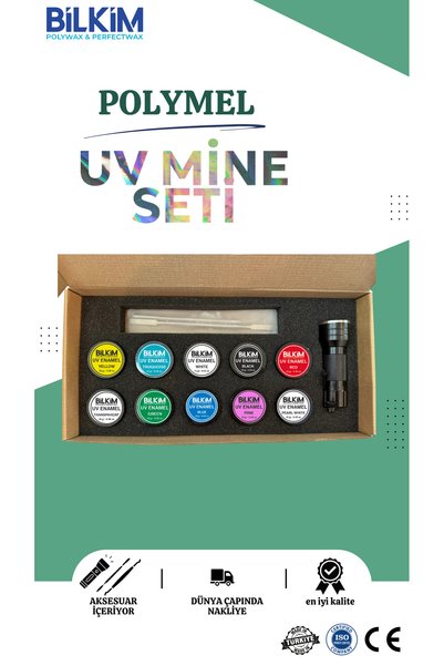 POLYWAX Kuyumculuk için Soğuk Uv Mine SETİ - 10 ADET *10 GR