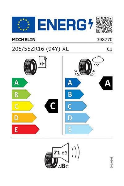 Michelin 205/55R16 94Y XL Pilot Sport 4