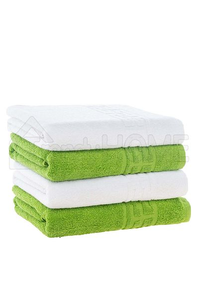 trendyhome Set of 4 100% Cotton Towels – 500 GSM – ST244660 - 30x50 cm