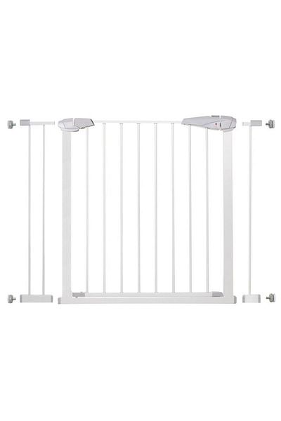 SERSIMO Poarta de siguranta Safety Gate pentru scari, ajustabila 97-106 cm, din otel, alba