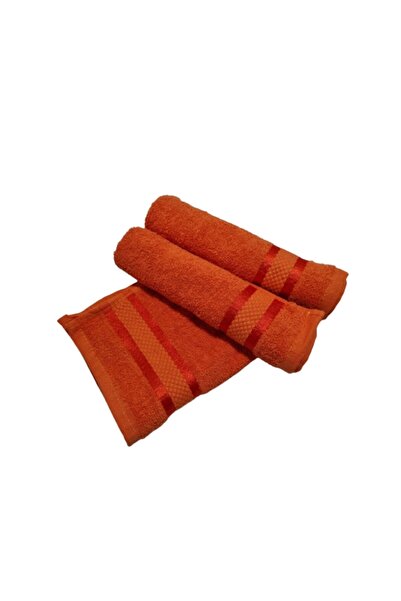 OEM Set de 3 prosoape de mână, portocalii, 30x50 cm, 100% bumbac