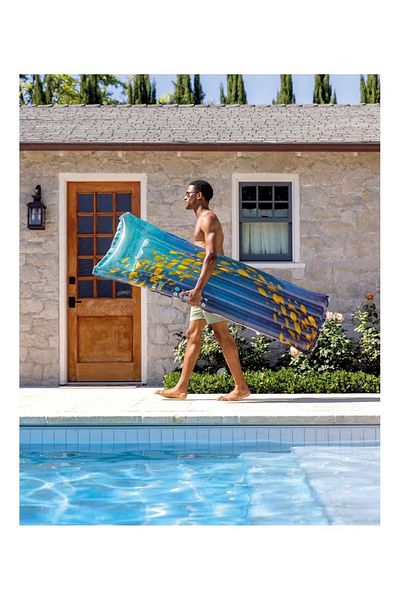 Intex مرتبة زهرية، متعددة الألوان، 183×69 سم