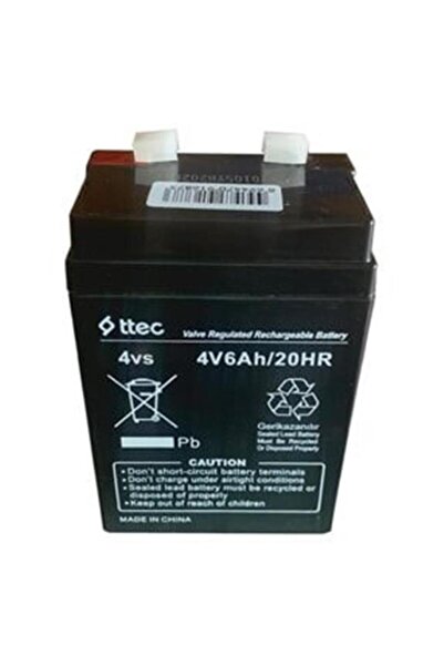 TREND Ttec 4V 6Ah Bakımsız Kuru Akü Işıldak Fener Akü
