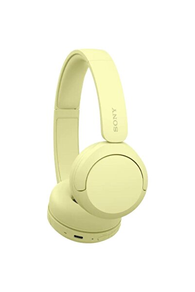 Sony سماعة رأس لاسلكية WH-CH520/Y باللون الأصفر