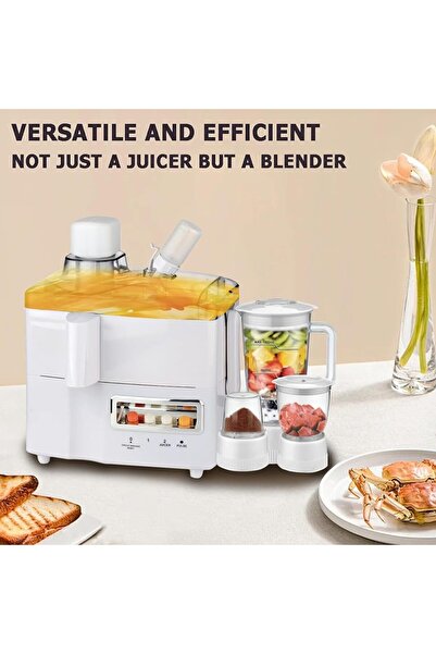 SHEWOW 4 In 1 Juicer & Blender, 1.8L Cold Press Juicer for Fruits & Vegetables, 800W Electric