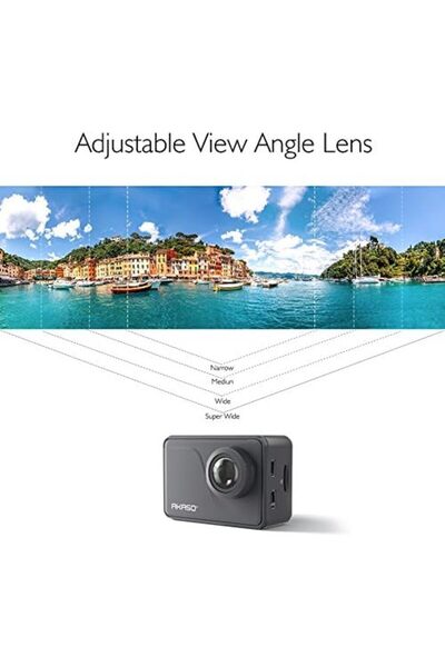 AKASO V50 Pro 4k/30fps 20MP, 30m Waterproof EIS 2.0, Touch Screen Wifi Action Camera