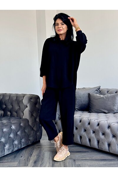 RAMONA BADESCU EXCLUSIVE Σετ βελούδινου ριμπ – oversized κόψιμο