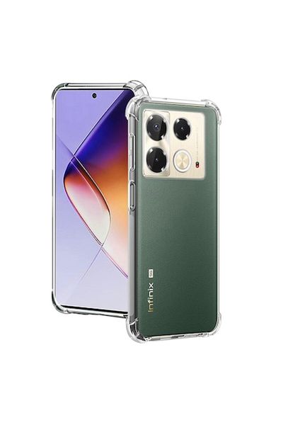 Air Husă de protecție pentru Infinix Note 40, Safe, K76, Termoplastică, Transparentă