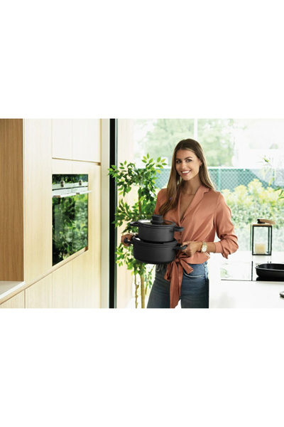 Berghoff ليو ستون+ سيراغرين وعاء طهي مغطى بطبقة غير لاصقة 24 × 11 سم