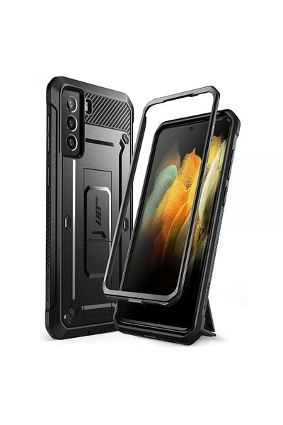 OEM High-Protection Case for Samsung Galaxy S21 Plus 5G, Ergonomic, Thermoresistant Plastic, Intense Dar