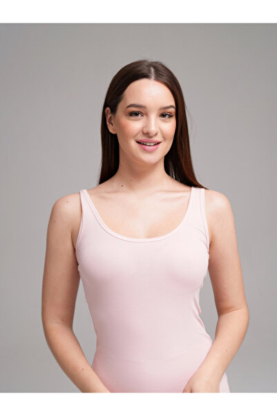 Çebi Çamaşırları Μπλουζάκι με ραβδώσεις και λαιμόκοψη σε σχήμα U