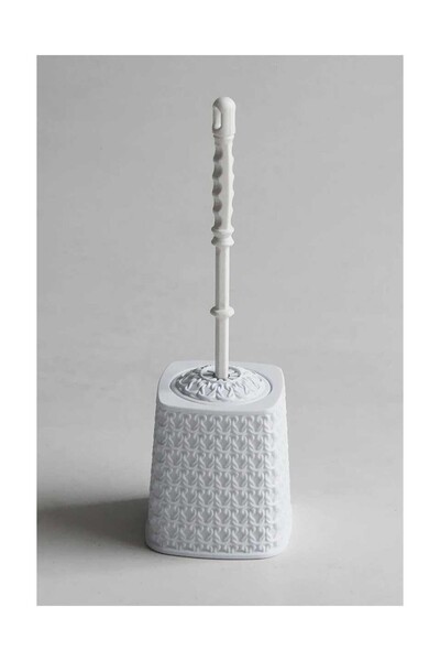 Tedarikcenter Rattan Tuvalet Fırçası Wc Fırçası - Beyaz