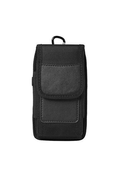 Gaudi Borseta Unisex Multifunctionala, XXL, 17.5x10x2.5cm, 6.8 inch, T32, 600D Oxford Fabric, Deep Dark