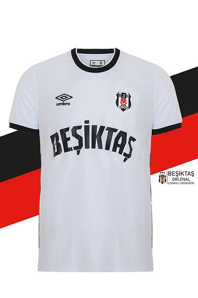 Beşiktaş الزي الأبيض الأصلي المرخص من نوستالجيا