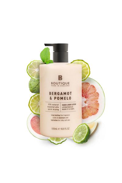 Boutique Loțiune de corp și mâini cu parfum de bergamotă și pomelo, Boutique, 500 ml