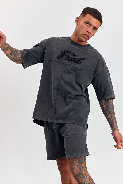 Weyeze Μπλουζάκι Fresh Εμπνευσμένο Πλυμένο Άνετη Γραμμή 36085WYZ