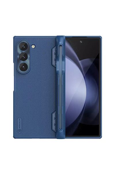 Air Husă de protecție pentru Samsung Galaxy Z Fold6, Safe, Q80, Lexgard, albastră