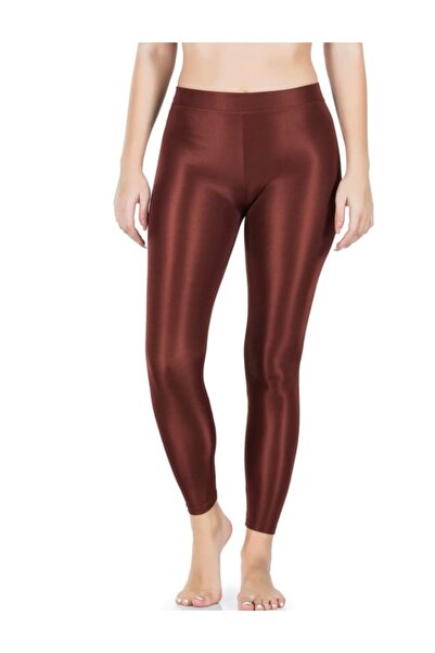 NightLove Dk Düşük Bel Parlak Disco Tayt 0561