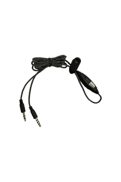 CODEGEN Mikrofonlu 3,5mm Aux Stereo Kablo 1,5Mt