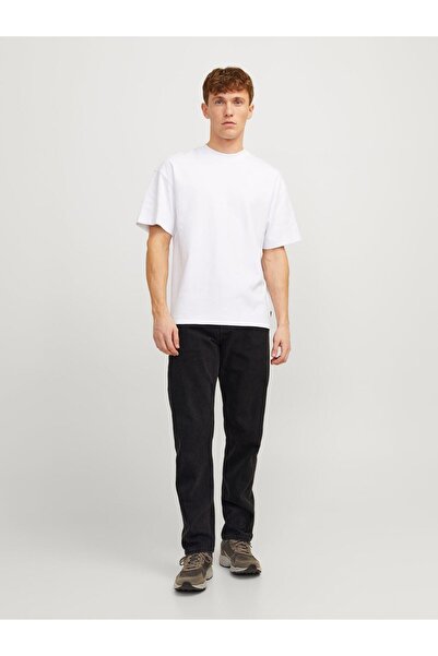 Jack & Jones Pánské Chris Original Jean Kalhoty Black Denim