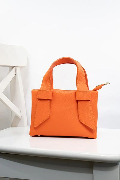 glowfit Women's Orange Double Handle Strap Shoulder Bag