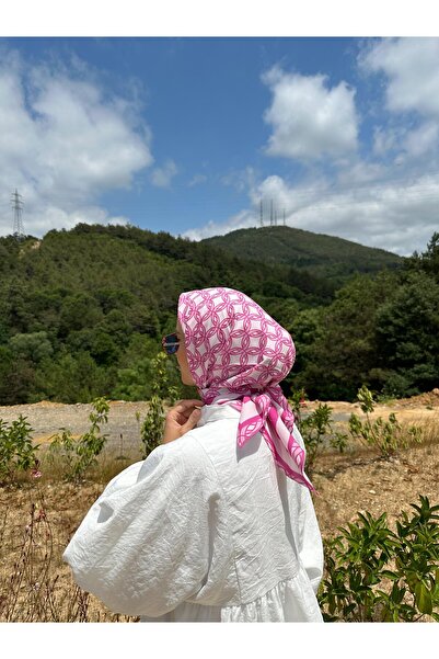 KUQOS Κασκόλ με μοτίβο με μπούκλες