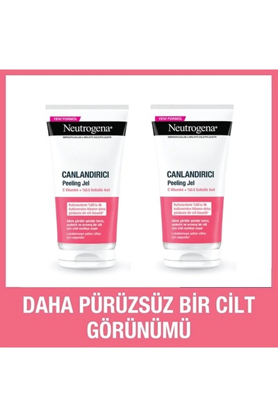 Neutrogena Canlandırıcı Peeling Jel x 2 adet