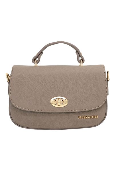 Meskanto Riva Genuine Leather Chain Strap Hand and Shoulder Bag