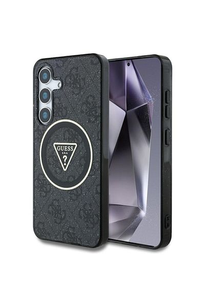 Guess Phone case for Samsung Galaxy S25 Plus, K19, Polycarbonate, Black