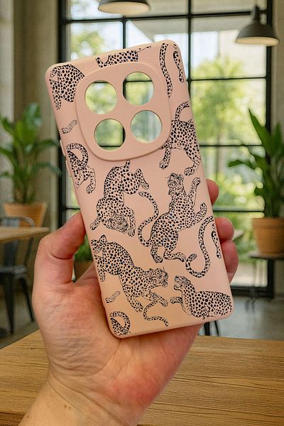 Vip Case Xiaomi Redmi Note 14 Pro 5G LEOPARD مطبوع من السيليكون الممتص للصدمات حافظة مطاطية كلاسيكية محمية 277