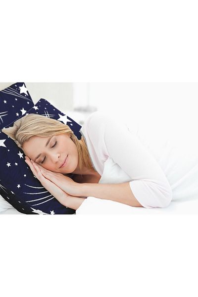 ALCAM Estrellas pillow, quilted microfiber, 50x70 cm