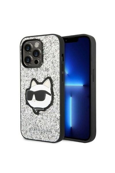 Tim Protective Case for iPhone 14 Pro Max, Timacontech, C19, Hard Plastic, Grey Choupette Patch