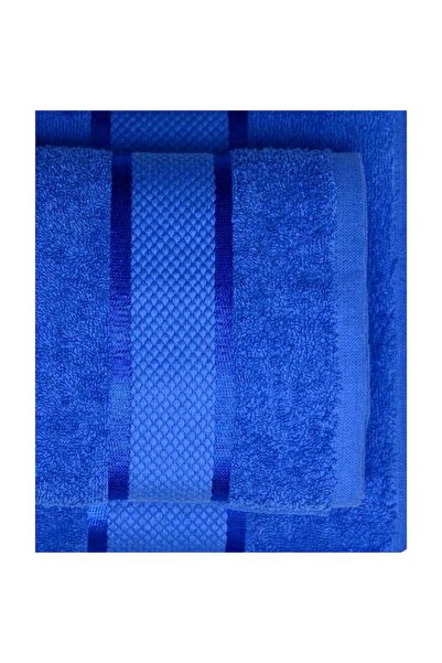 OEM Set 10 face towels, Cotton, Uni, 400g/m², 50x90cm, Navy Blue