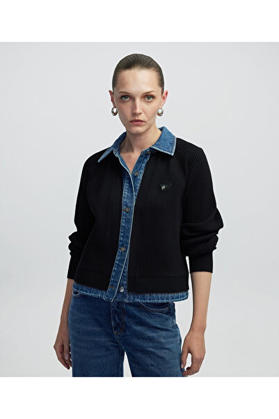 İpekyol Denim ve triko mix ceket