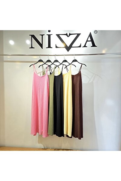 Nizza Bubble Örme Salaş Elbise