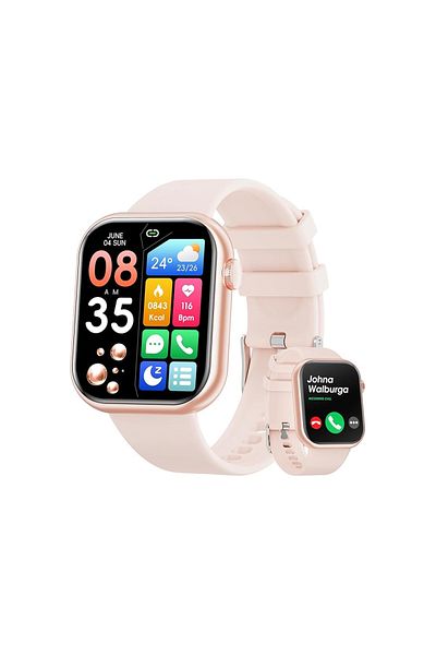 Poro Online PORO 88 Women's Smartwatch, 49mm, Fitness Tracker, Heart Rate, SpO2, 110+Sports