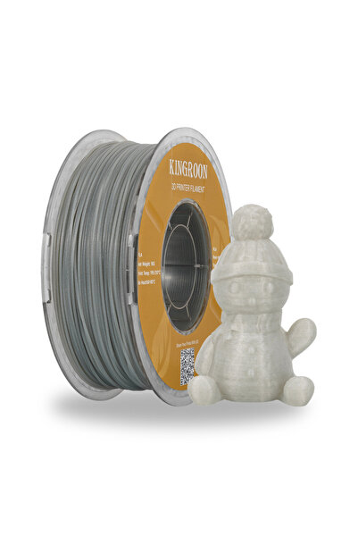 KINGROON Twinkling PLA Filament Simli Gri (Yıldızlı / Granit Efekt) - 1.75mm ...