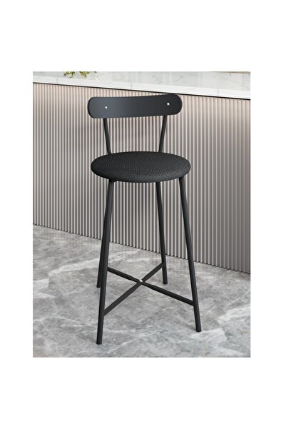 eportatif Bar Sandalyesi Mutfak Taburesi Döşemeli 1514