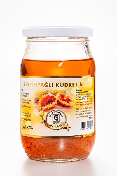 Duraner Zeytinyağlı Kudret Narı 330 Cc. Gençay