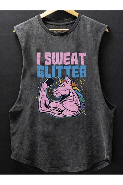 1blood I Sweat Glitter Printed Unisex Oversize Πλενόμενο εσώρουχο