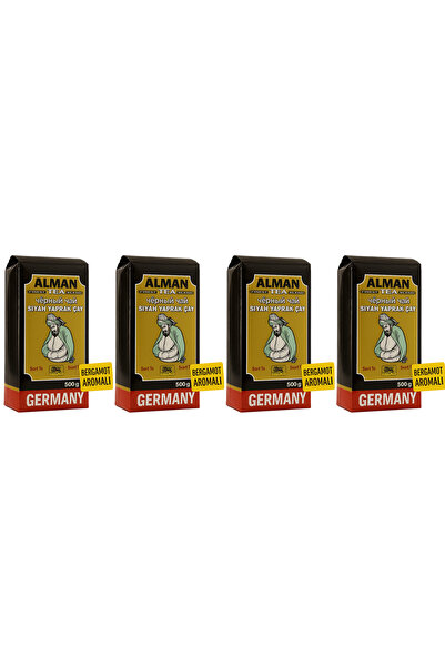 CAMELON TEA German Black Leaf Tea 4 Pack 4 X 500g – Intensely Brewed Bergamot...