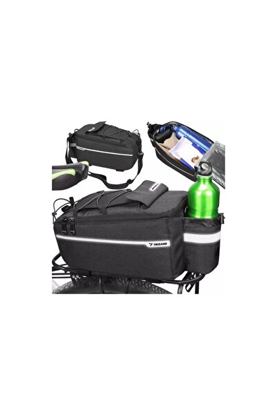 Trizand Geantă termică pentru portbagaj de bicicletă, benzi reflectorizante, ...