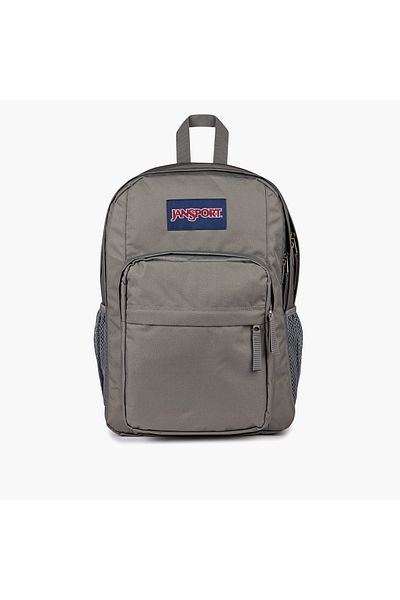Jansport Solid Backpack with Adjustable Straps and Zip Closure - 19x33x42 cms
