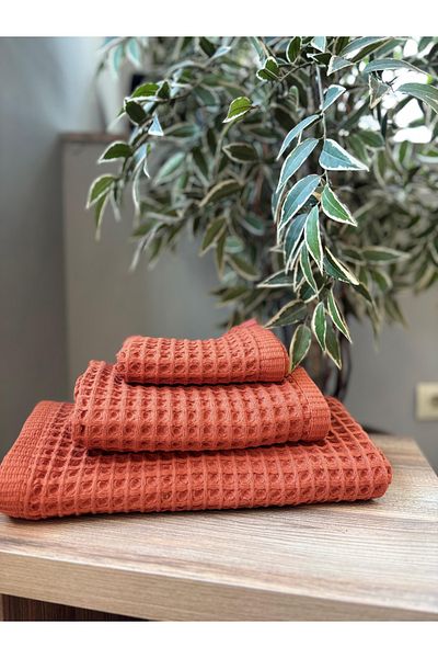 d'niss home touch of nature in your home Waffle Patterned Multi-Purpose Towel Set